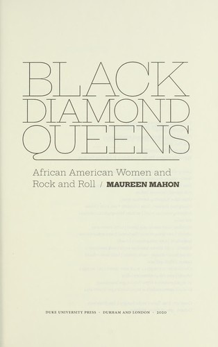 Black Diamond Queens Maureen Mahon Book Cover
