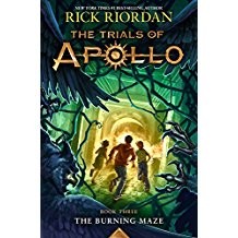 The Burning Maze Rick Riordan Book Cover
