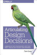Articulating Design Decisions Tom Greever Book Cover