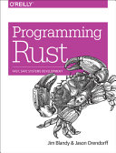 Programming Rust Jim Blandy Book Cover