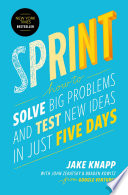 Sprint Jake Knapp Book Cover