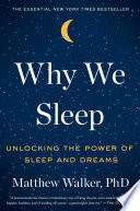 Why We Sleep Matthew Walker Book Cover