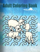 Adult Coloring Book Lovely Sheep Mandala Coloring Fun Book Cover