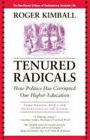 Tenured Radicals Roger Kimball Book Cover