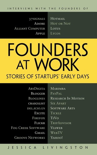 Founders at Work Jessica Livingston Book Cover
