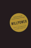 Willpower Roy F. Baumeister Book Cover