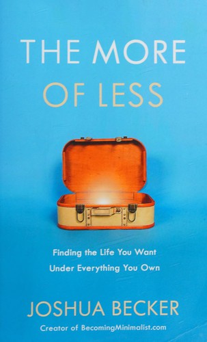 The More of Less Joshua Becker Book Cover