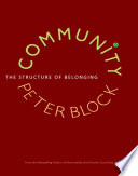 Community Peter Block Book Cover