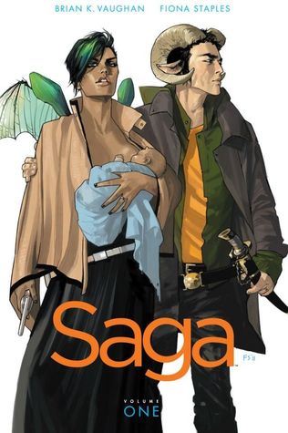 Saga, Volume One Brian K. Vaughan Book Cover