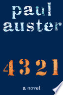 4 3 2 1 Paul Auster Book Cover