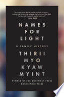 Names for Light Thirii Myo Kyaw Myint Book Cover
