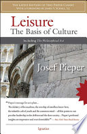 Leisure Josef Pieper Book Cover