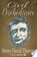 Civil Disobedience Henry David Thoreau Book Cover