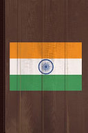 India Flag Journal Notebook Flippin Sweet Books Book Cover