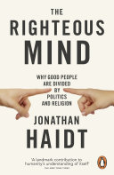 The Righteous Mind Jonathan Haidt Book Cover