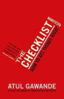 The Checklist Manifesto Atul Gawande Book Cover
