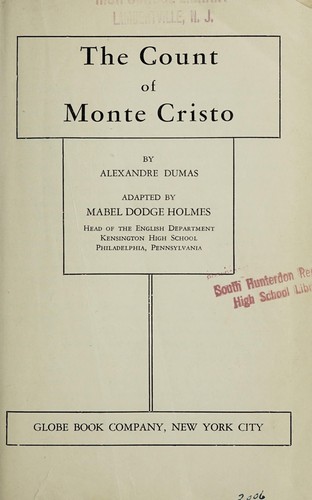 The Count of Monte Cristo Alexandre Dumas Book Cover