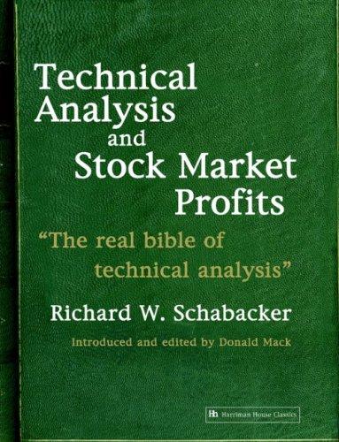 Technical Analysis and Stock Market Profits R Schabacker Book Cover