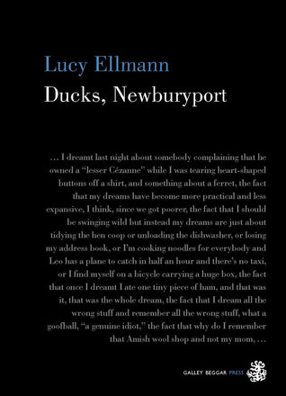 Ducks, Newburyport Lucy Ellmann Book Cover