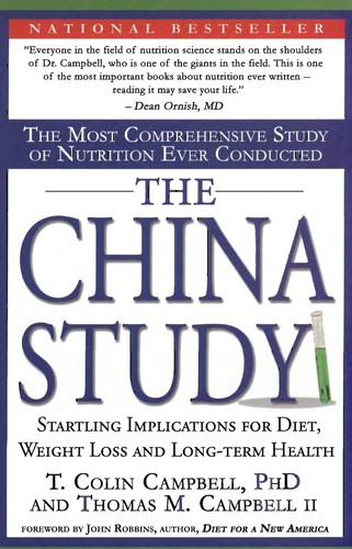 The China Study T. Colin Campbell, PhD Book Cover