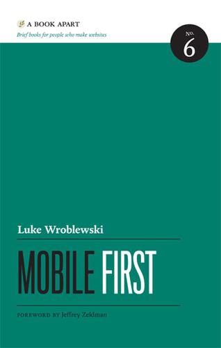 Mobile First Luke Wroblewski Book Cover