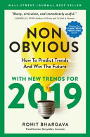 Non-Obvious 2019: How to Predict Trends and Win the Future Rohit Bhargava Book Cover