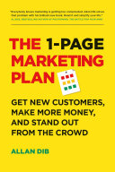 The 1-page Marketing Plan Allan Dib Book Cover