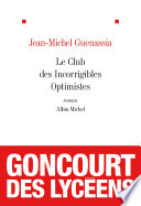 Le Club Des Incorrigibles Optimistes Jean-Michel Guenassia Book Cover