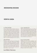 Designing Design Kenya Hara Book Cover