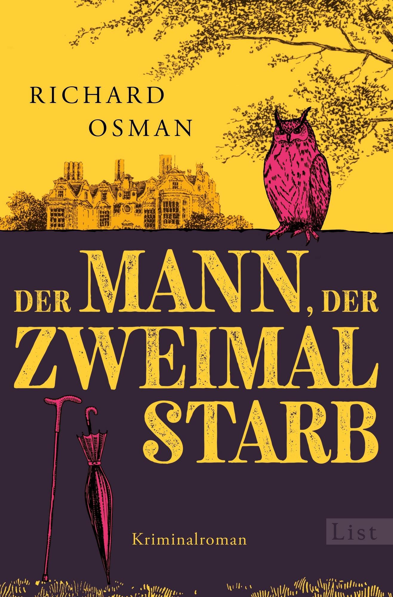 Der Mann, Der Zweimal Starb Richard Osman Book Cover