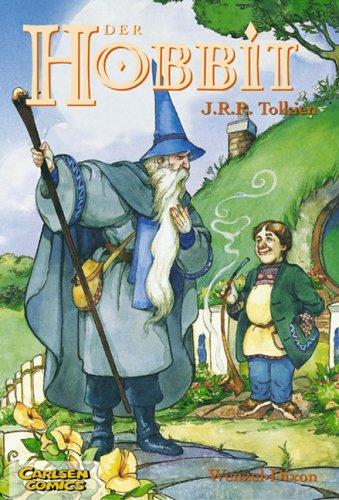Der Hobbit J.R.R. Tolkien Book Cover