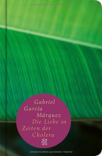 Die Liebe in Den Zeiten Der Cholera Gabriel García Márquez Book Cover