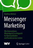 Messenger Marketing Matthias Mehner Book Cover
