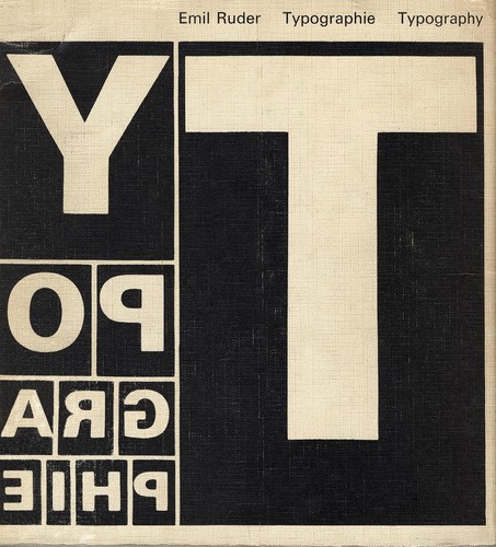 Typographie Emil Ruder Book Cover