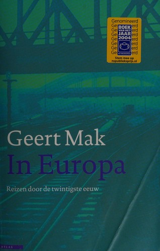 In Europa Geert Mak Book Cover