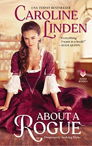 About a Rogue Caroline Linden Book Cover