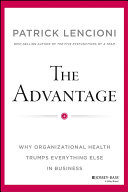 Advantage Patrick M. Lencioni Book Cover