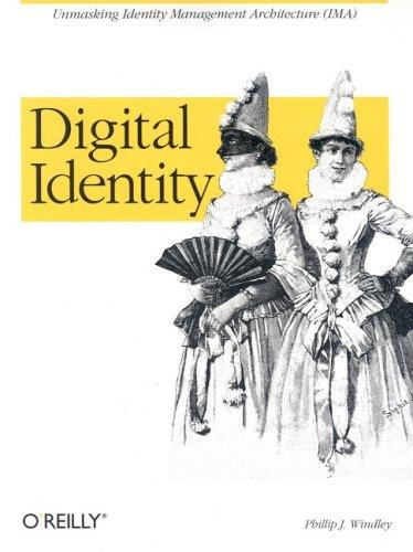 Digital Identity Phillip Windley Book Cover