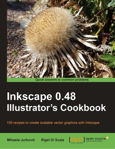Inkscape 0.48 illustrator's cookbook Michaela Jurković, Rigel Di Scala Book Cover