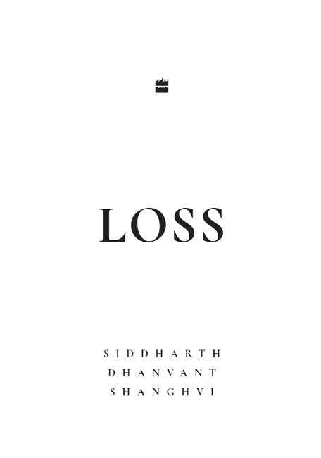 LOSS SIDDHARTH DHANVANT SHANGHVI Book Cover