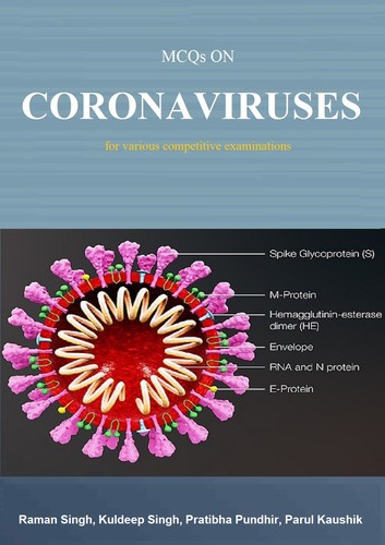 MCQs ON CORONAVIRUSES for Various Competitive Examinations Raman Singh Book Cover