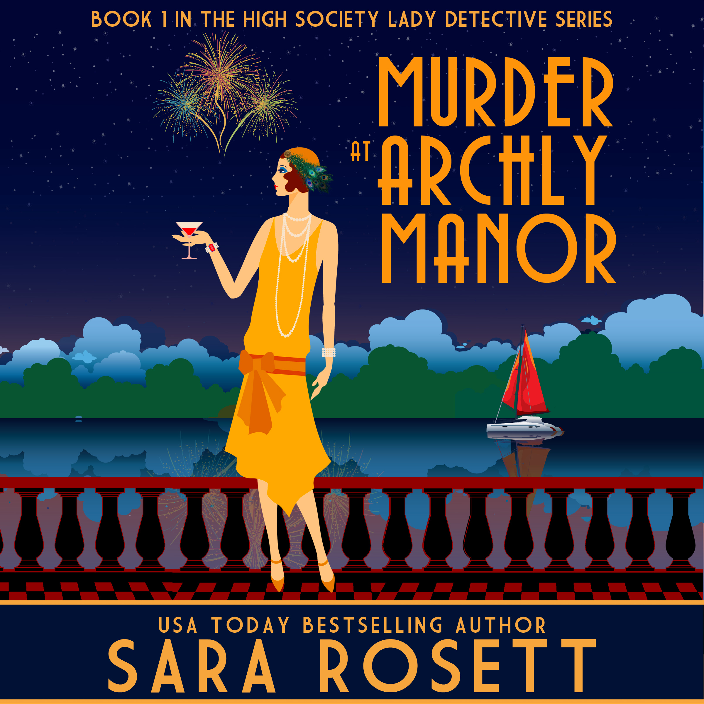 Murder at Archly Manor Sara Rosett Book Cover