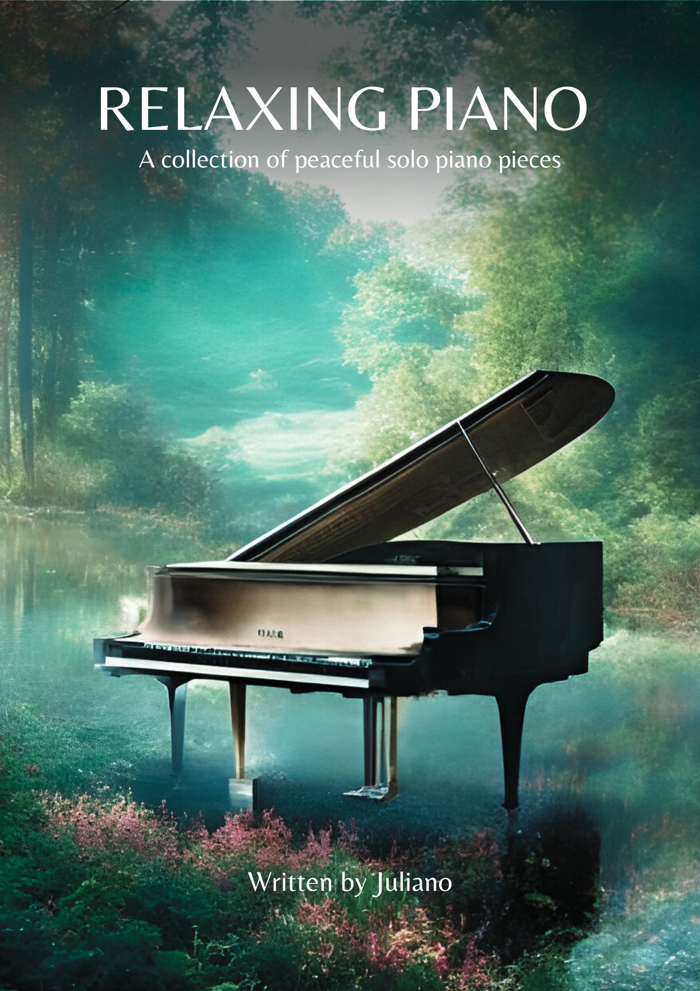 Relaxing Piano: A Collection of Peaceful Piano Solo Pieces Juliano Music Book Cover