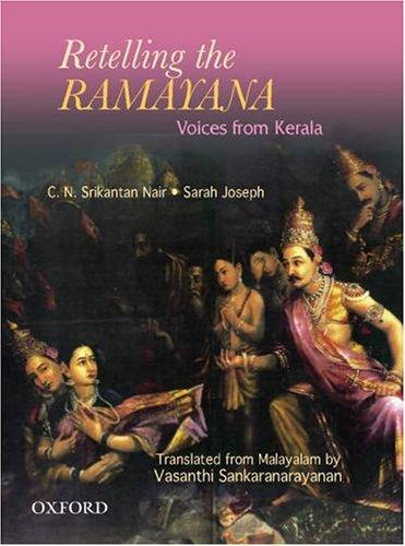Retelling the Ramayana (English) C. N. Sreekantan Nair Book Cover