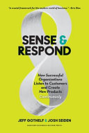 Sense & Respond Jeff Gothelf Book Cover