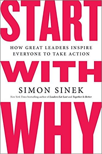 Start with Why: How Great Leaders Inspire Everyone to Take Action Simon Sinek Book Cover
